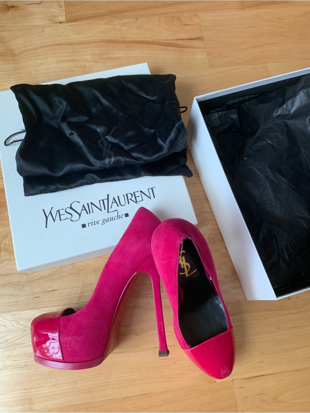 New Saint Laurent high heels